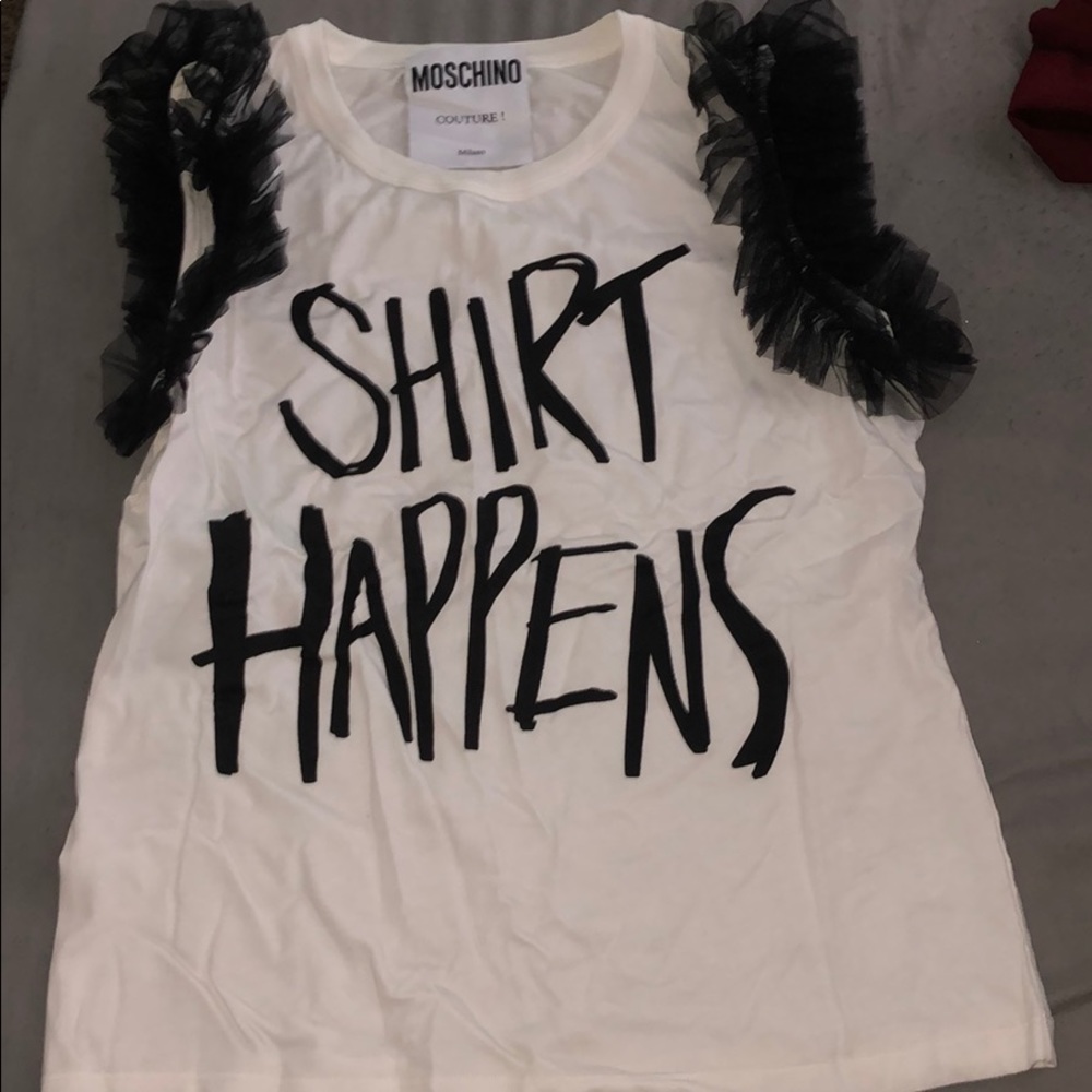 Jeremy Scott Moschino Shirt Happens Tee